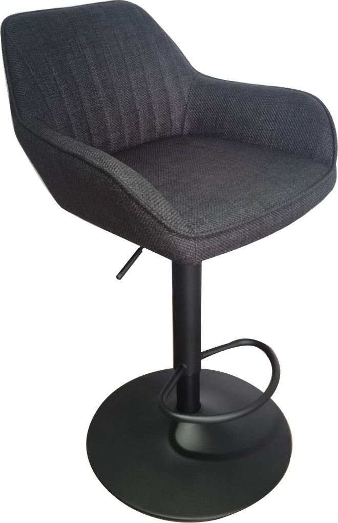 Casco barkruk - Donkergrijs gestreept patroon