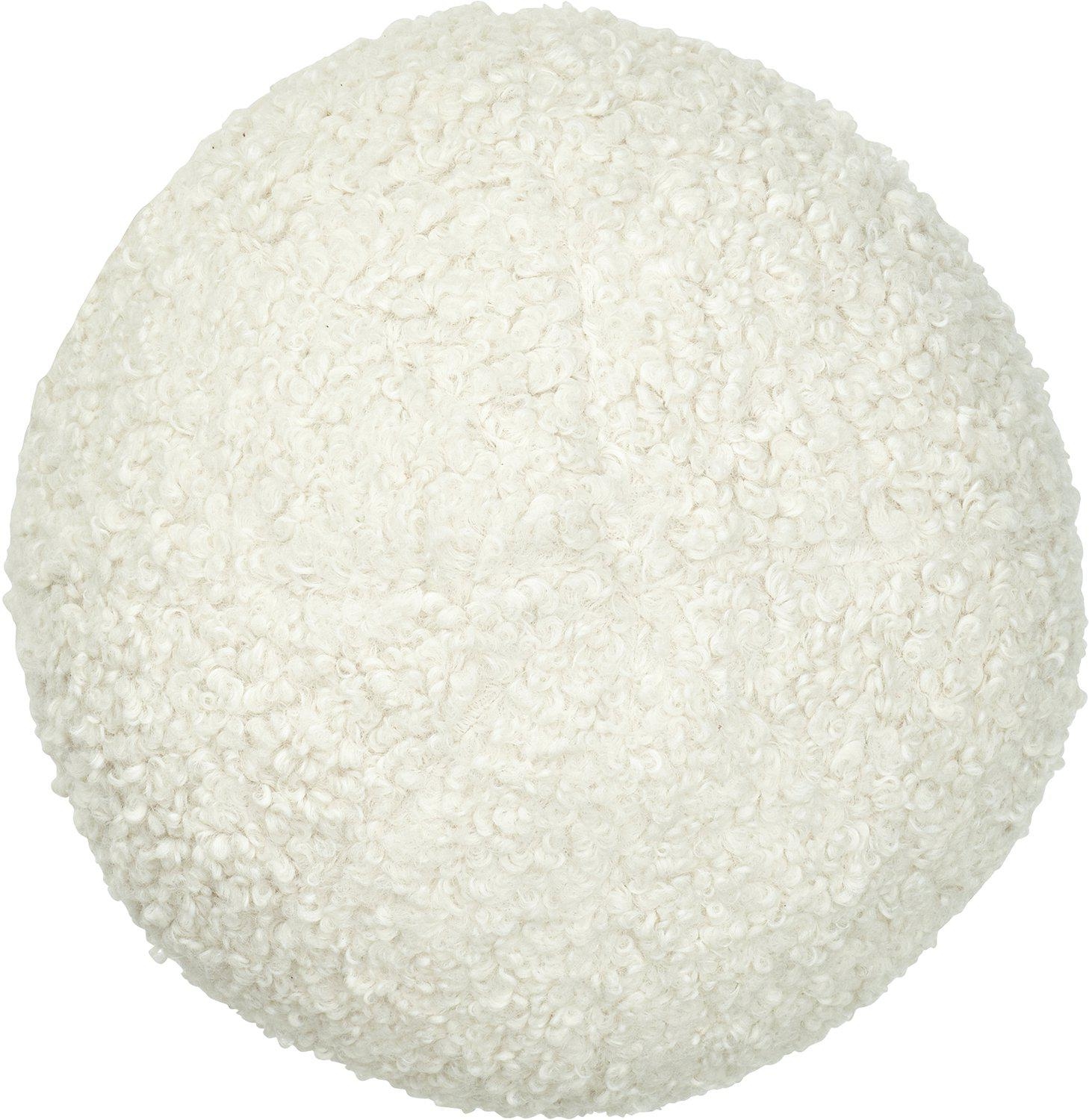 Elsie sierkussen 25 cm - Gebroken wit