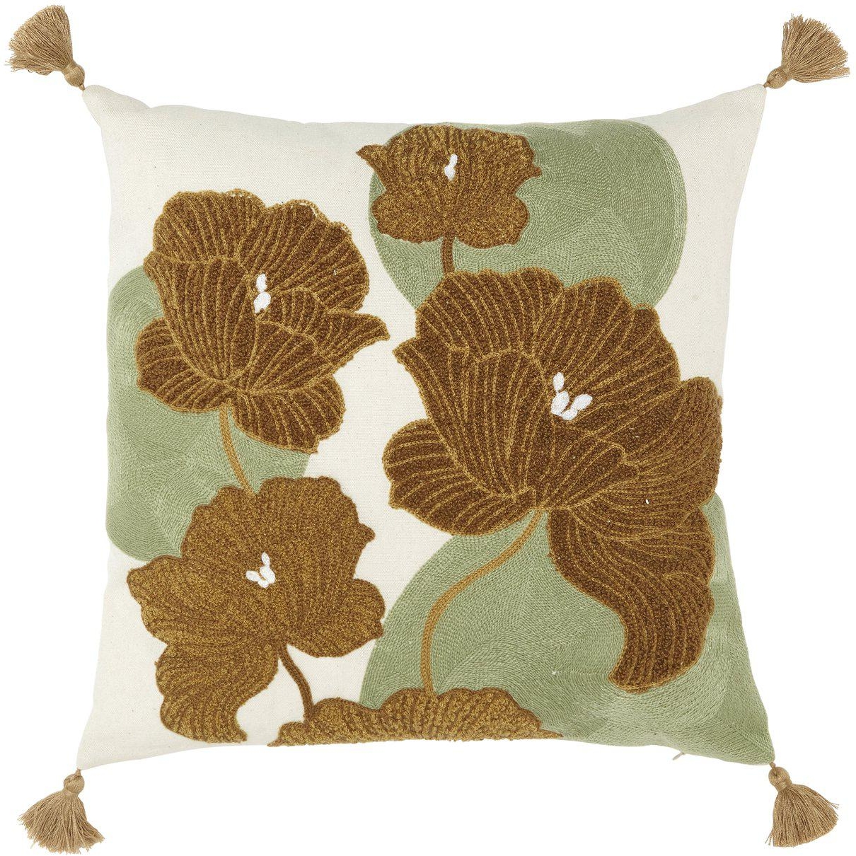 Marcia kuddfodral 45 x 45 cm - Mossgrön Marcia kuddfodral 45 x 45 cm - Mossgrön