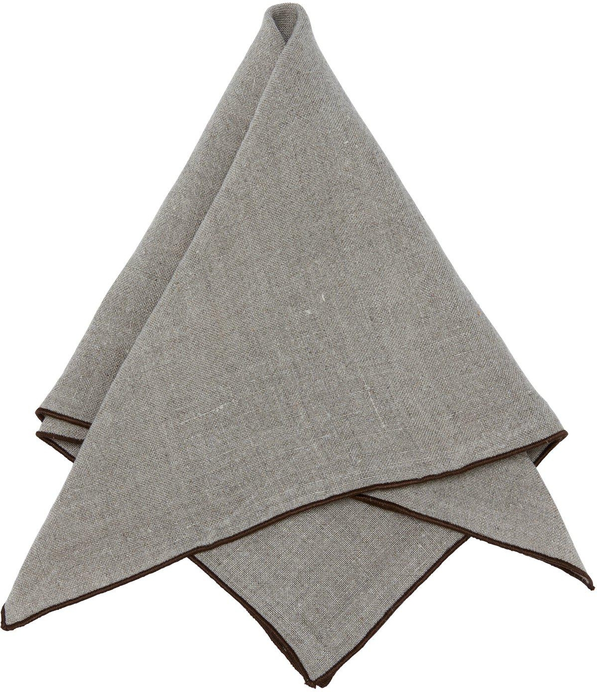 Celine servet 45 x 45 cm - Donkere nougat Celine servet 45 x 45 cm - Donkere nougat