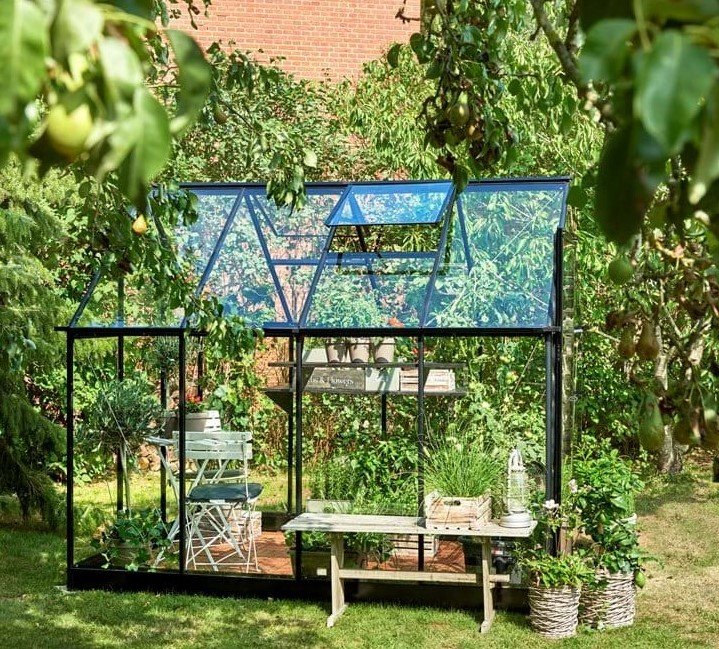 Växthus Qube - 5 m² + Växthus Qube - 5 m² +