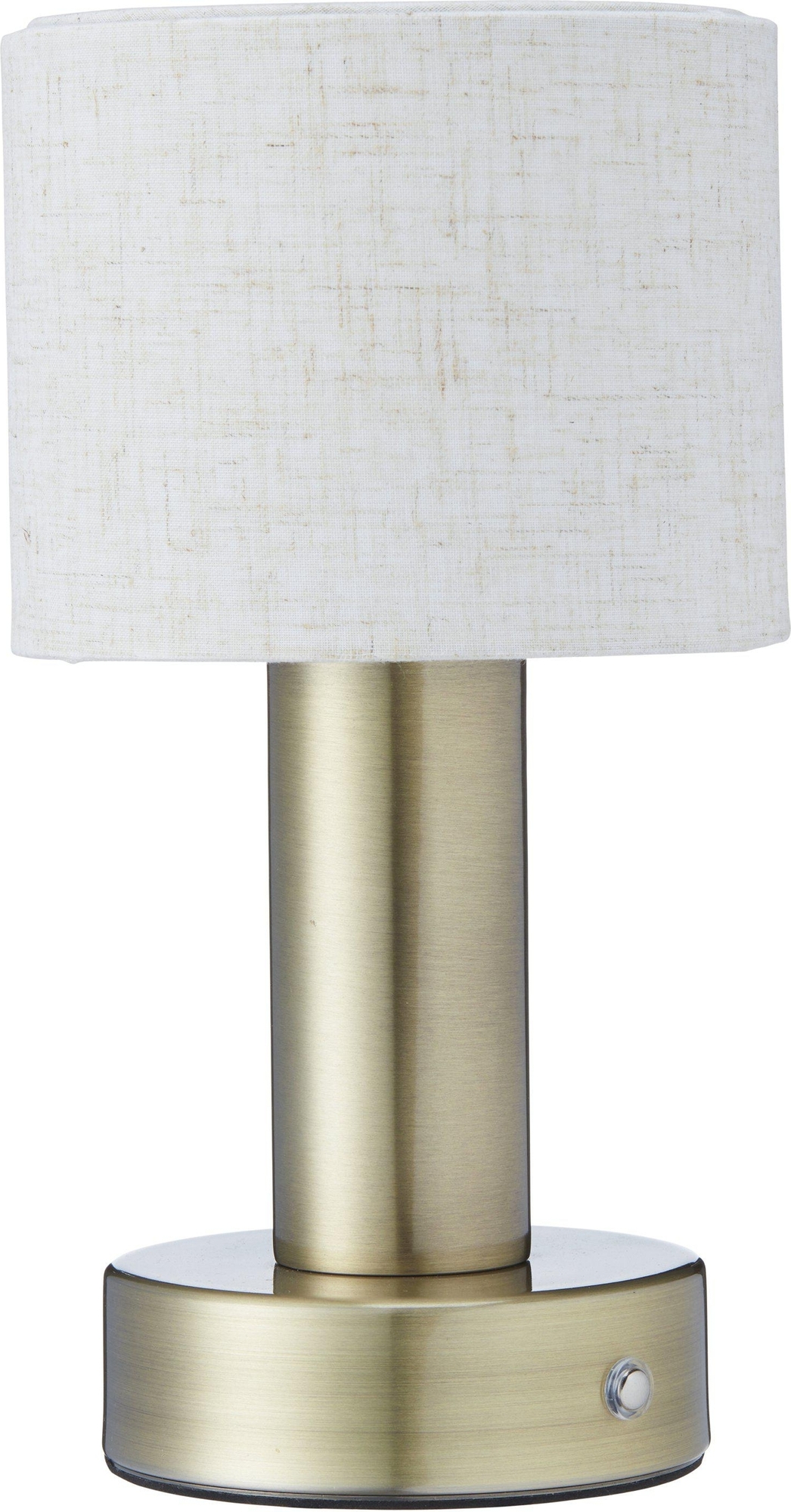 Tiara oplaadbare tafellamp - Antiek messing - 24 cm