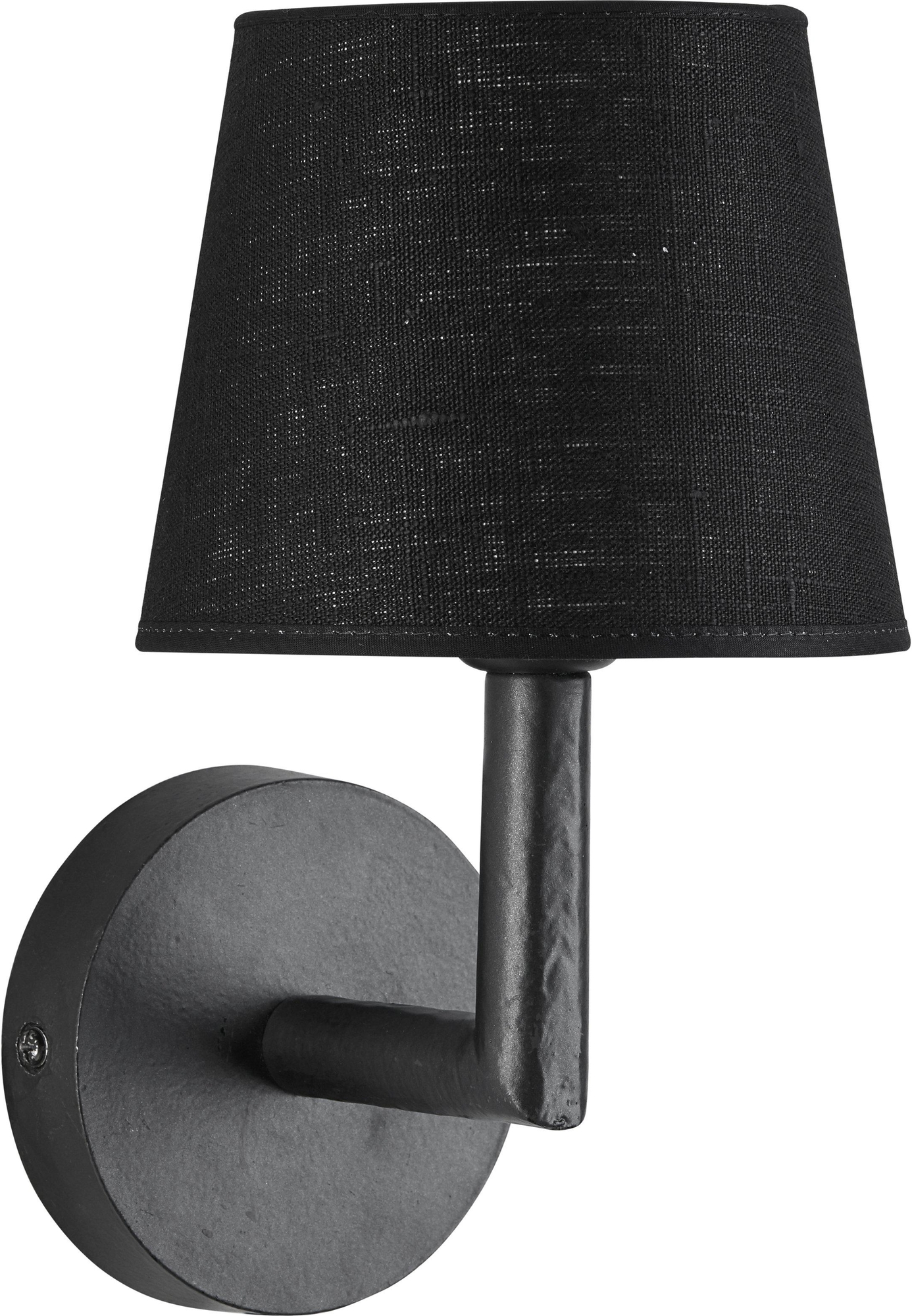 Columbus Mia Lin wandlamp - Rustiek zwart - 30 cm