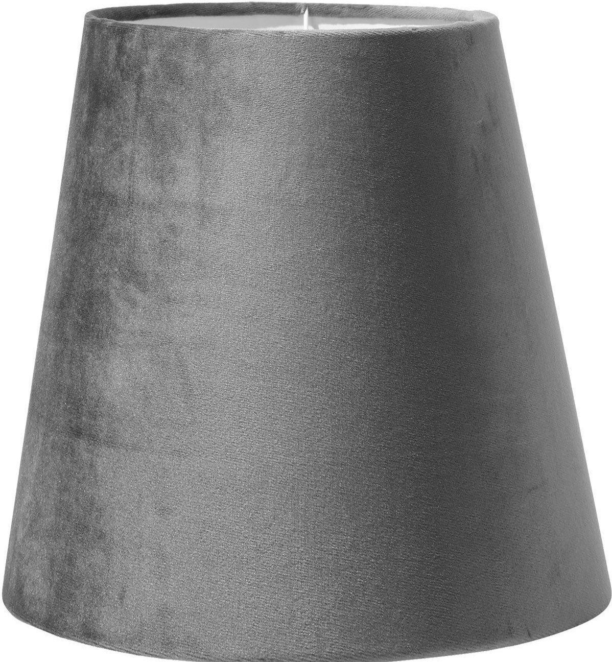 Cia Fluwelen ringkap bovenaan - Grijs - 20 cm Cia Fluwelen ringkap bovenaan - Grijs - 20 cm