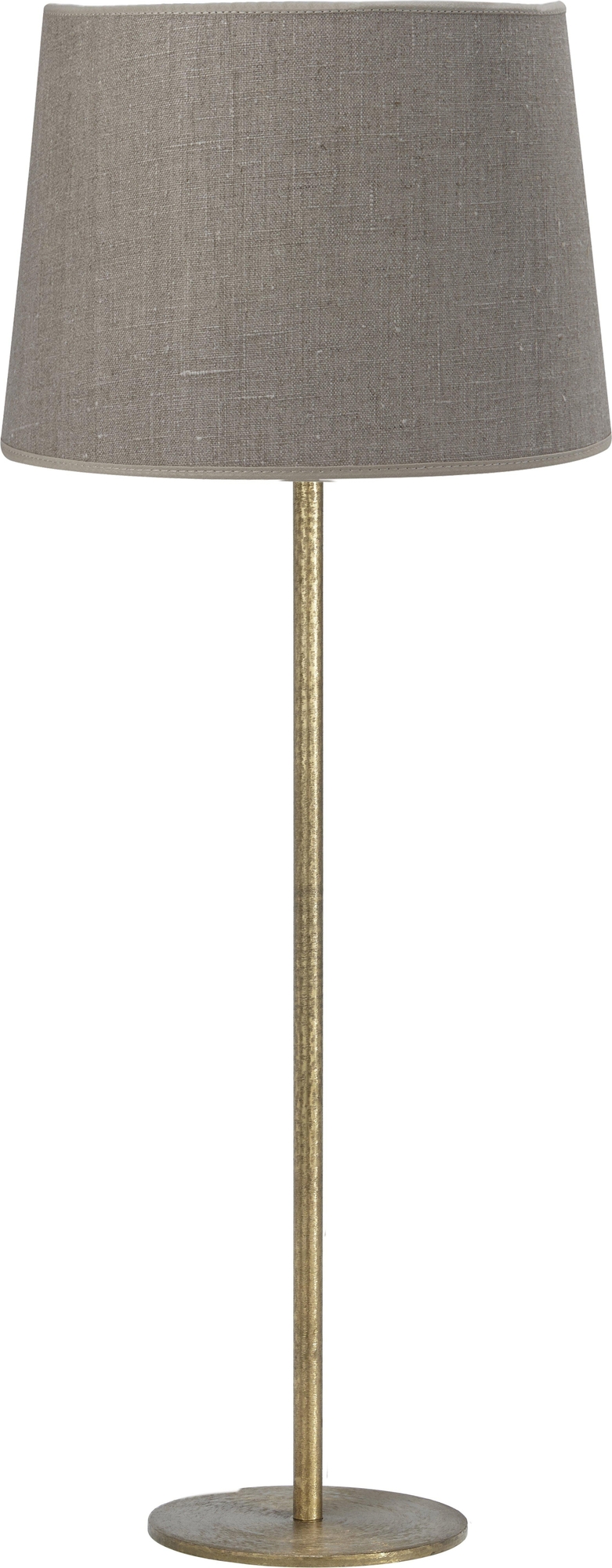 Voet tafellamp - Rustiek goud/naturel - 71 cm