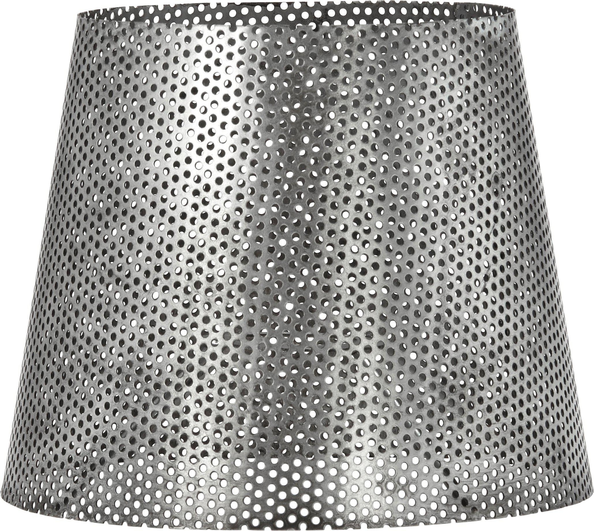 Mia m�nstrad metall lampsk�rm - Antiksilver