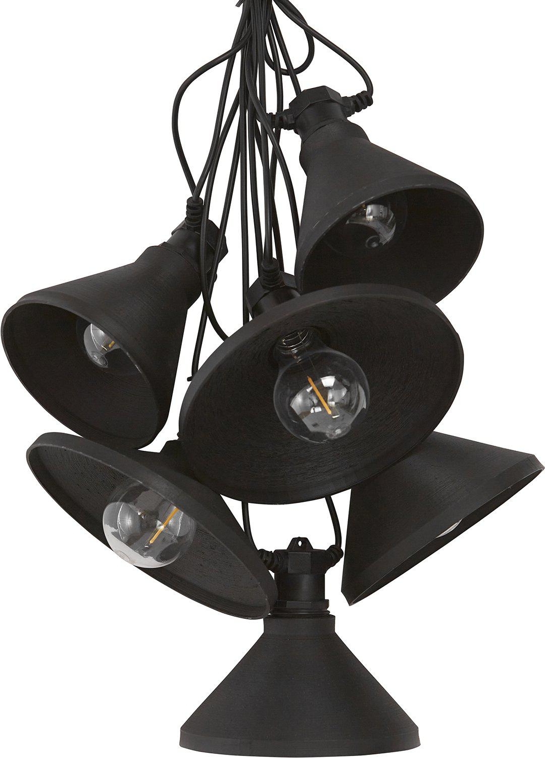 Daphne lichtslinger voor buitengebruik - 7,2 m - Mat zwart Daphne lichtslinger voor buitengebruik - 7,2 m - Mat zwart