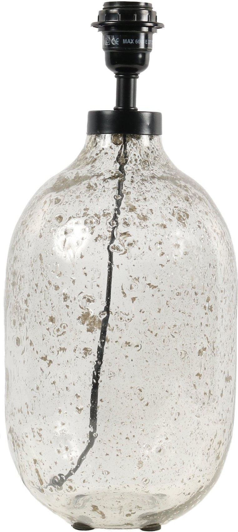 Groeflampvoet - Helder glas - 40 cm