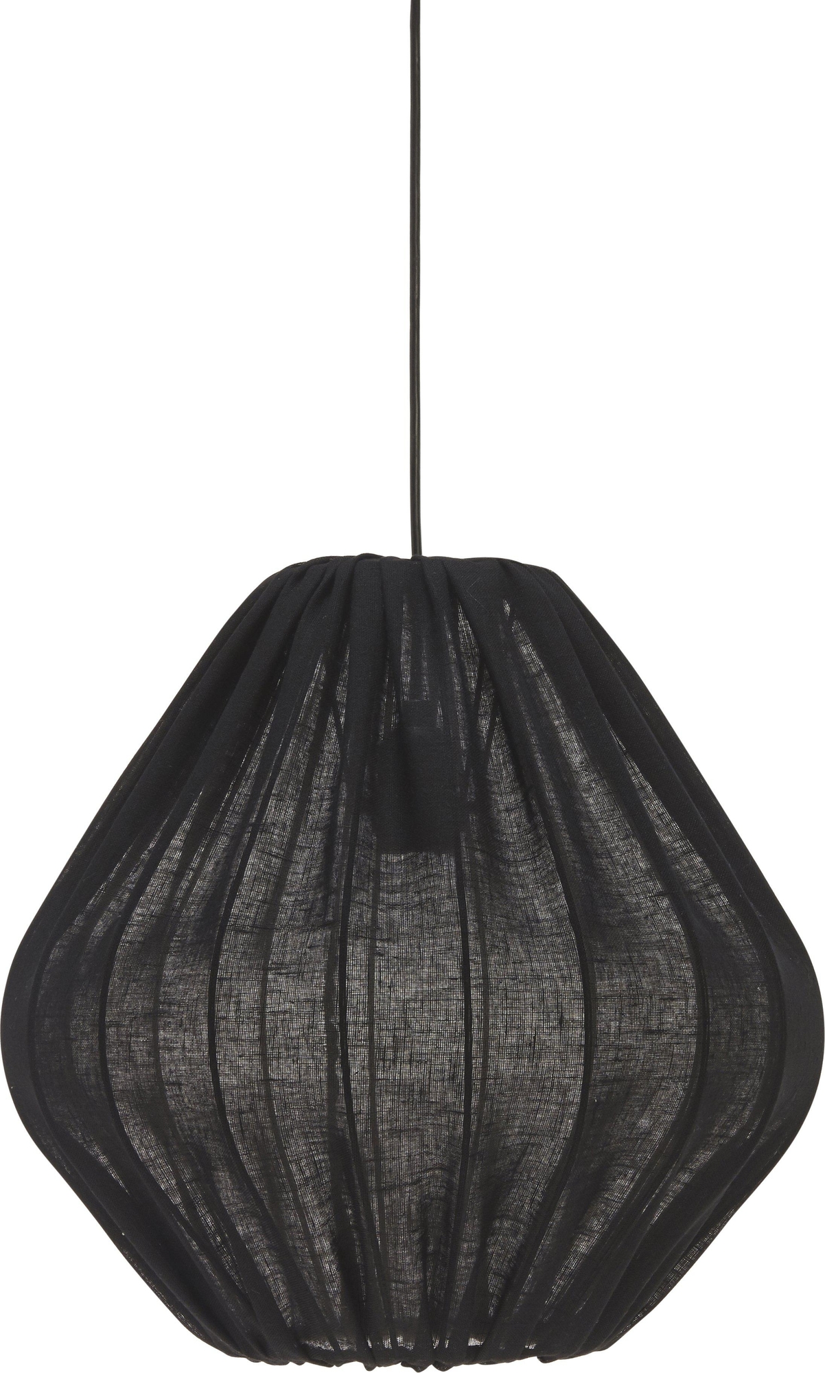 Malou plafondlampenkap - Zwart - 40 cm