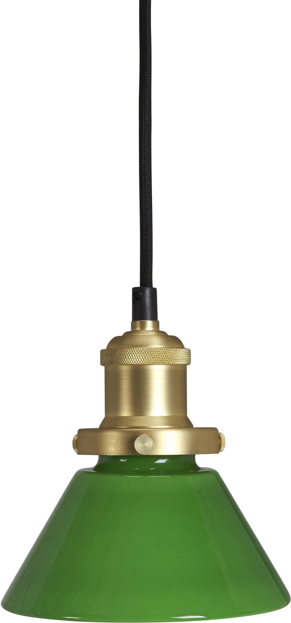 August f�nsterlampa - Gr�n - 15 cm