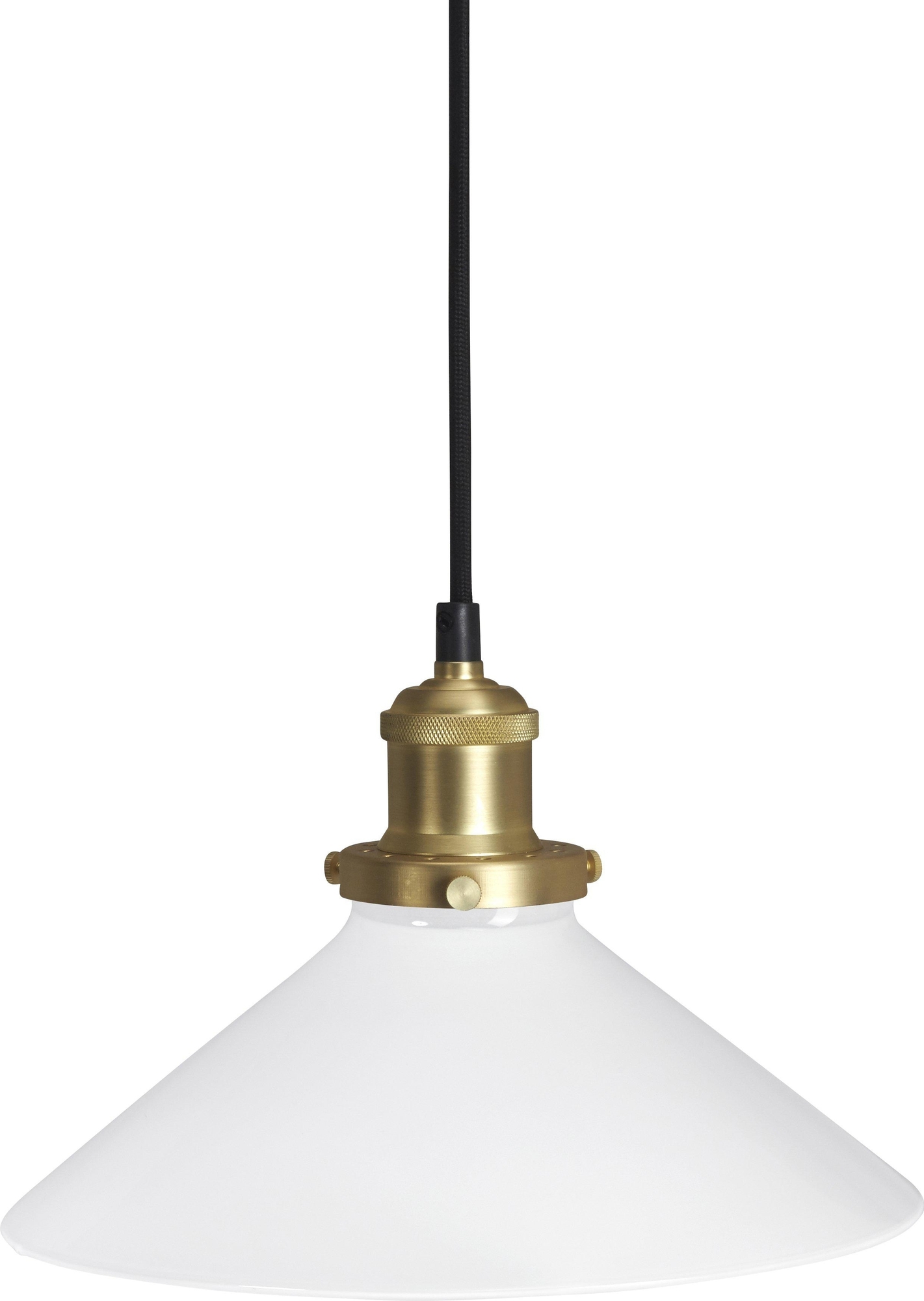 August f�nsterlampa - Opalglas/m�ssing - 25 cm