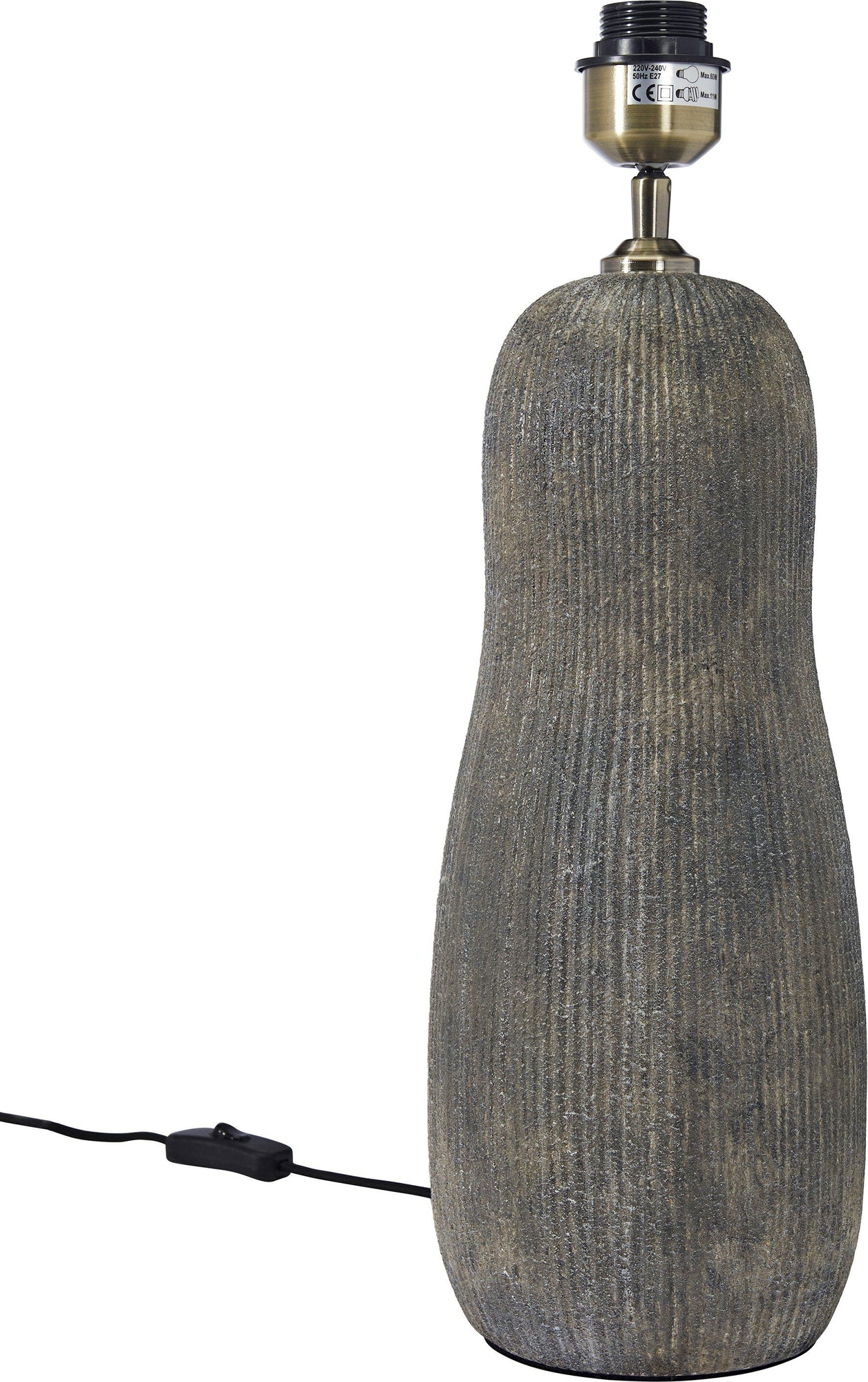 Sally lampenvoet - Bruin - 51 cm