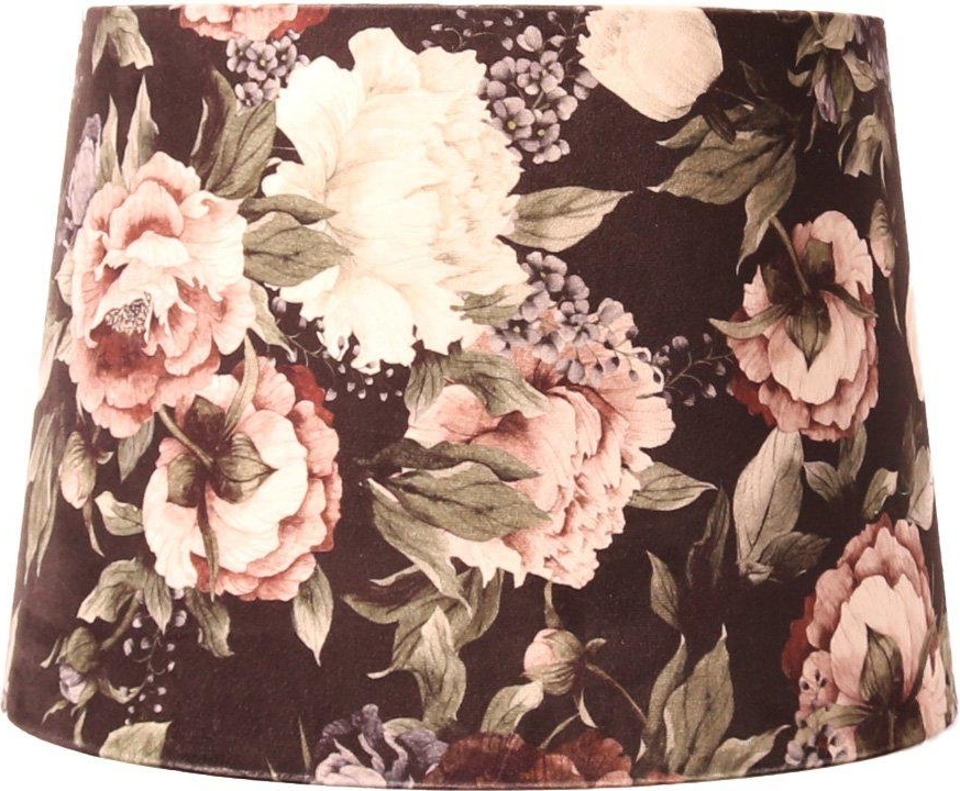 Sofia Sammet lampsk�rm - Bukett - 35 cm