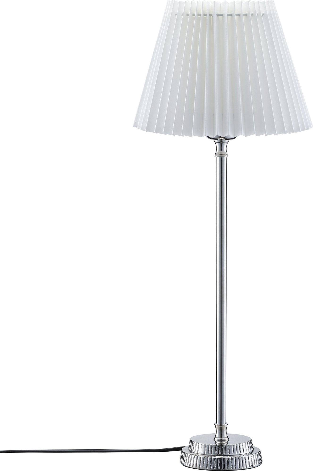 Kent tafellamp - Gebroken wit/chroom - 58 cm