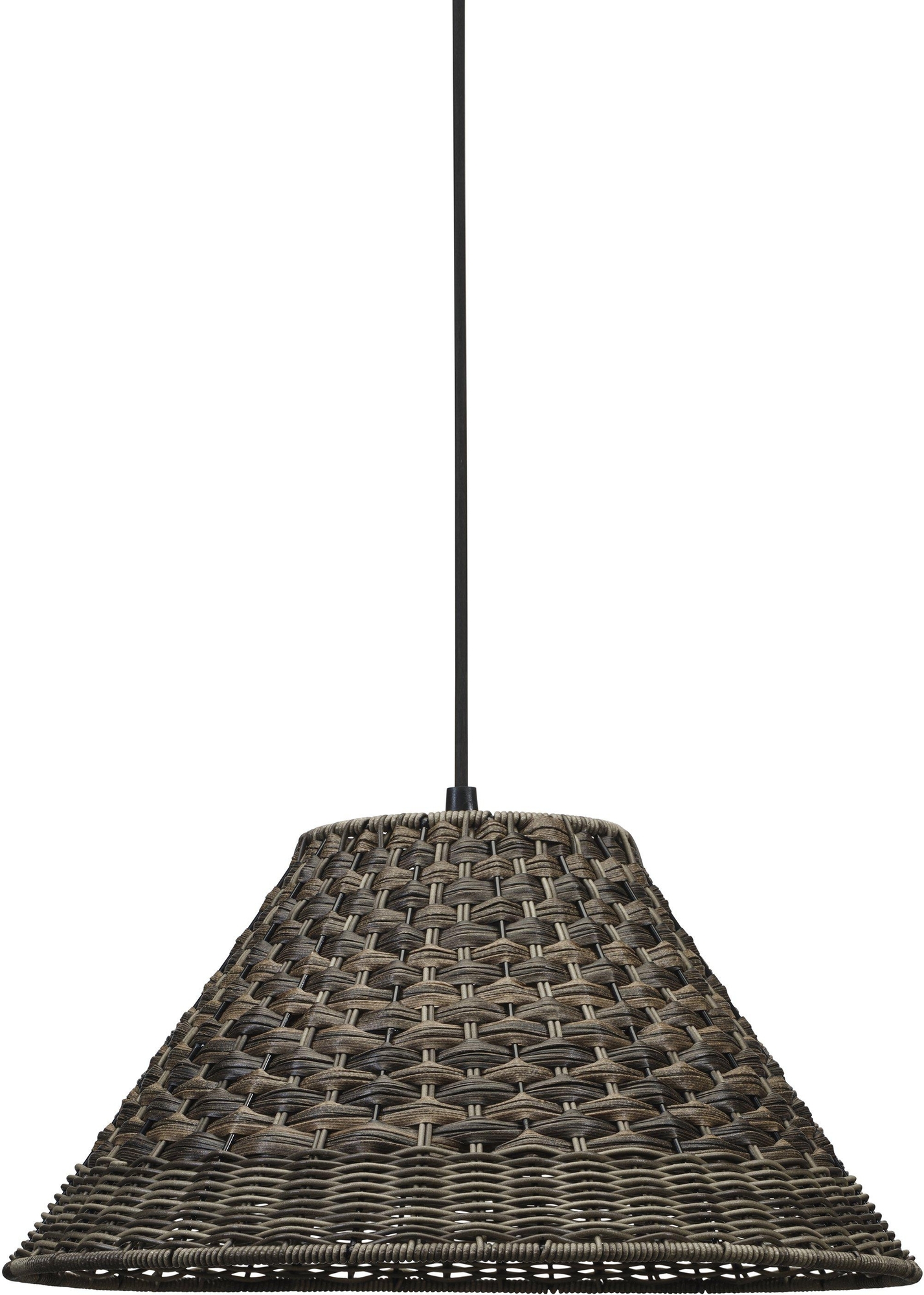 Lisen plafondlampenkap voor buitengebruik - Naturel - 45 cm