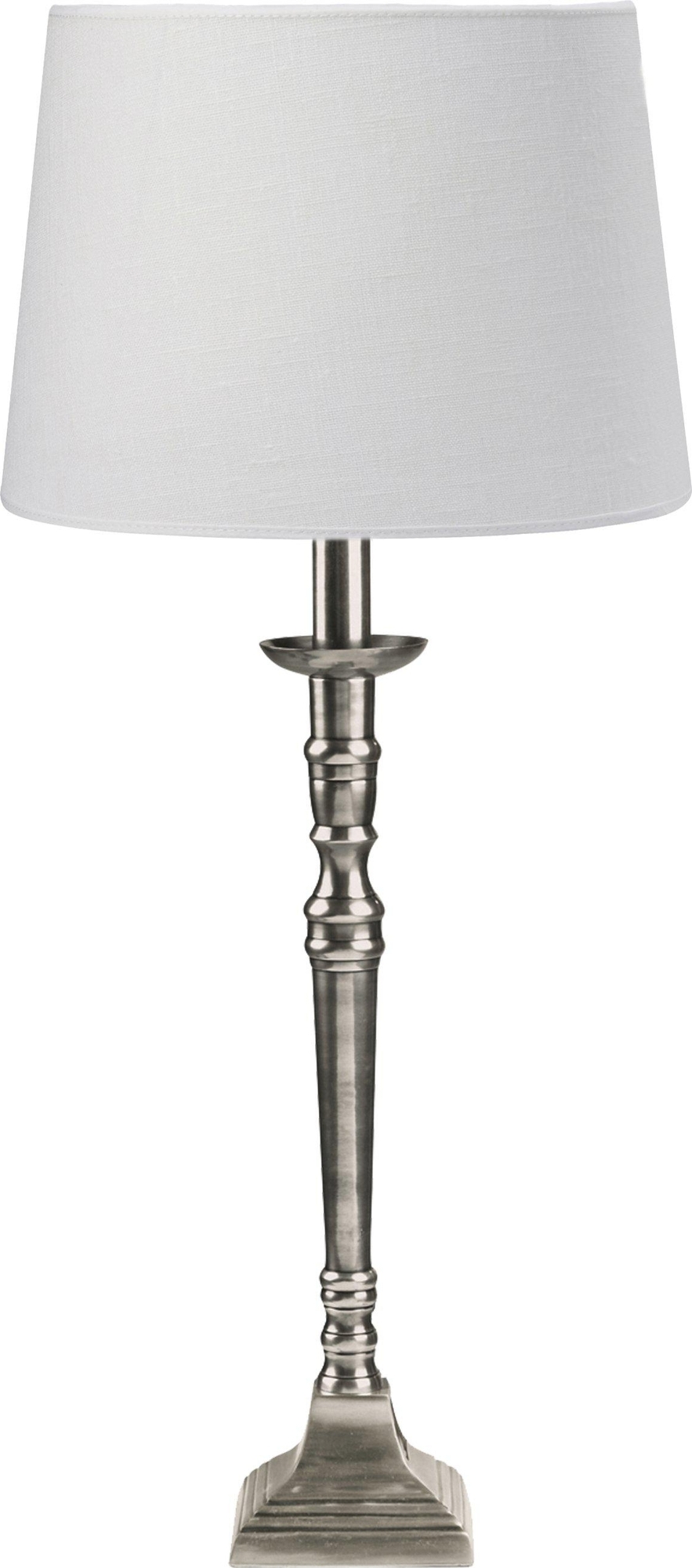 Salontafellamp - Zilver/gebroken wit