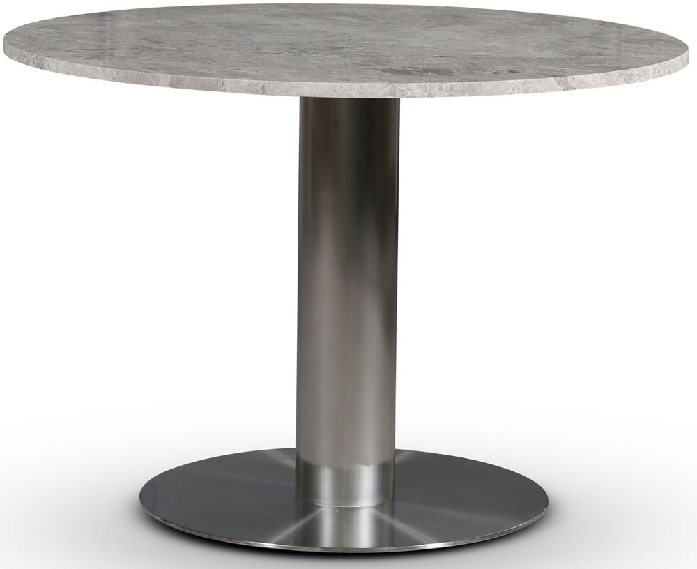 SOHO marmorbord �105 cm - Borstat aluminium