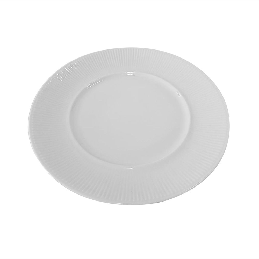 Contour tallrik - Vit