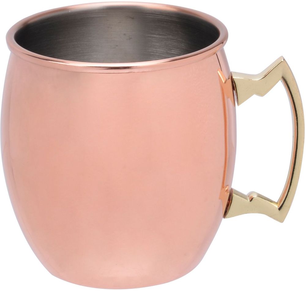 Kaffemugg i koppar och m�ssing