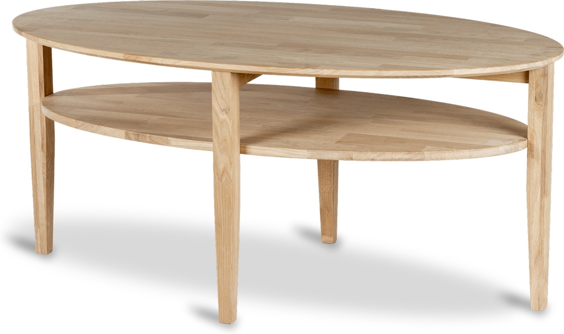 Waterloo soffbord 130 x 70 cm - Vitoljad ek