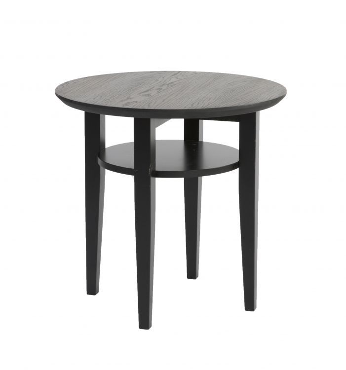 Virginia soffbord 60 - Mörkbetsad trä/svart Virginia soffbord 60 - Mörkbetsad trä/svart