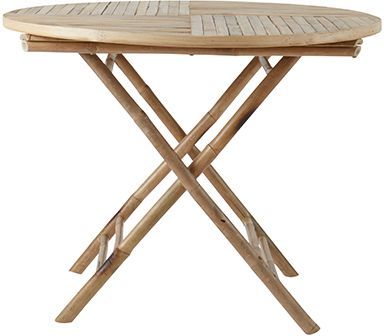 Antonio runt matbord bambu - Natur