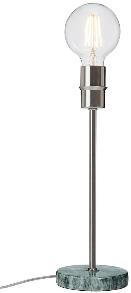 Converto bordslampa - Gr� marmor/m�ssing