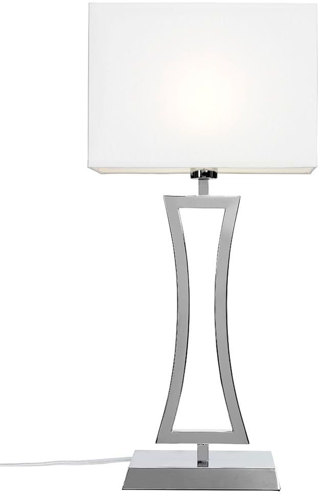 Belgravia Xl bordslampa - Krom/vit Belgravia Xl bordslampa - Krom/vit
