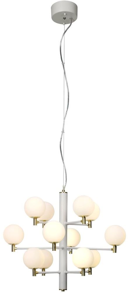 Opus taklampa - Vit/opal Opus taklampa - Vit/opal