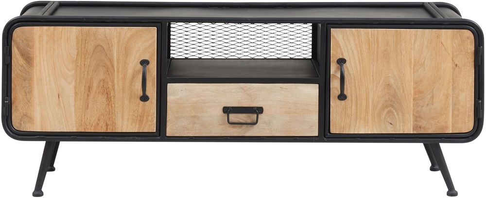 Barolo TV-b�nk - Tr�/svart