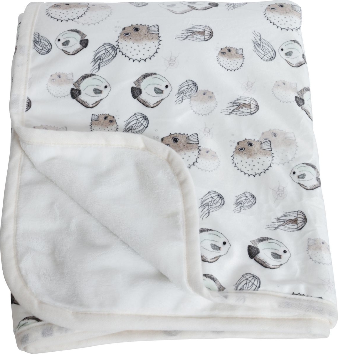 Fisk pl�d 80 x 100 cm - Flerf�rgad