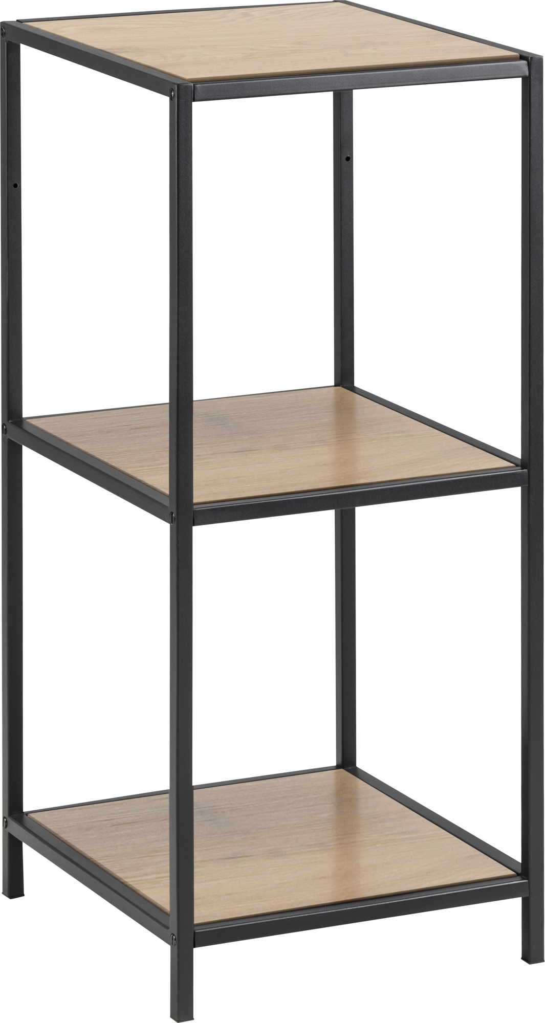 Seaford bokhylla 35x82 cm - Ek/svart Seaford bokhylla 35x82 cm - Ek/svart