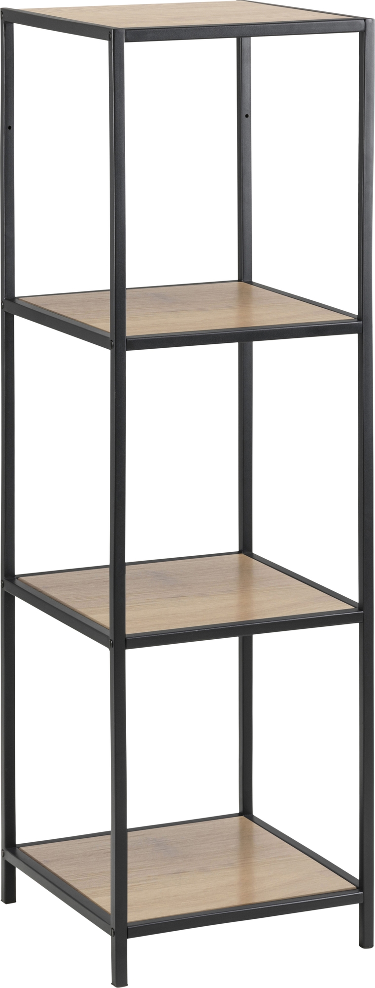Seaford boekenkast 35x119 cm - Eiken/zwart