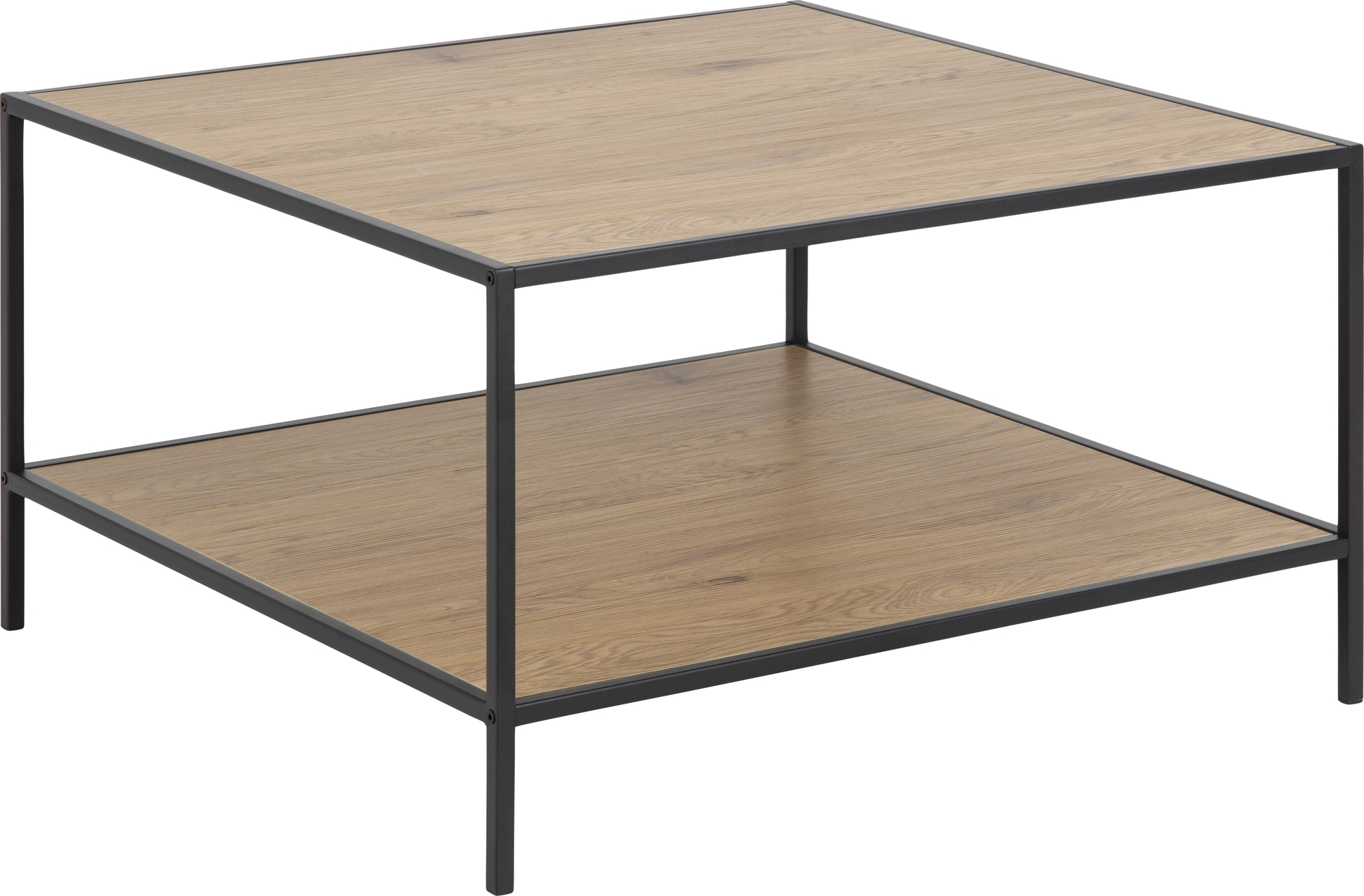 Seaford soffbord 80 cm - Ek/svart