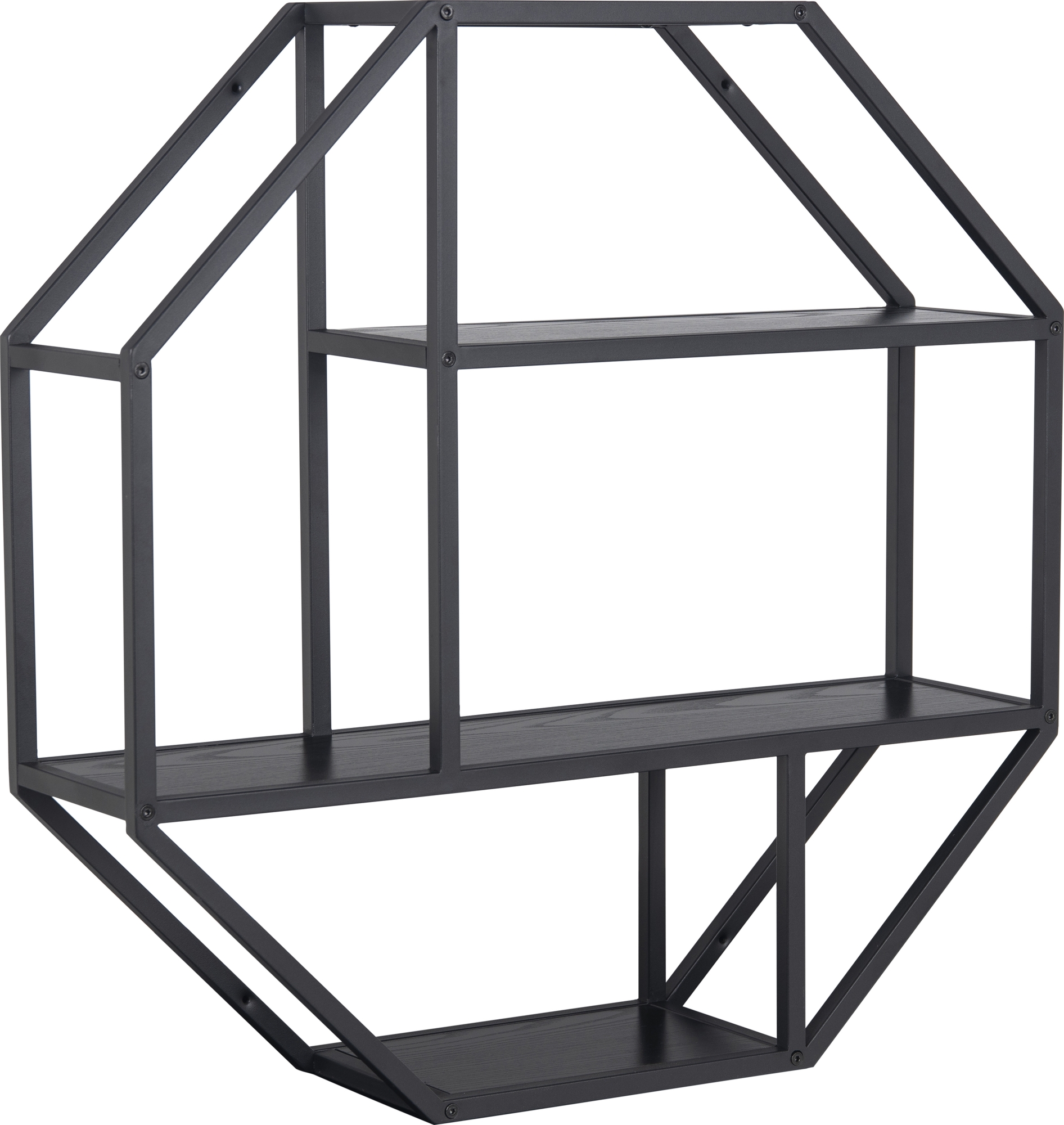 Seaford wandplank 77 cm - Zwart Seaford wandplank 77 cm - Zwart