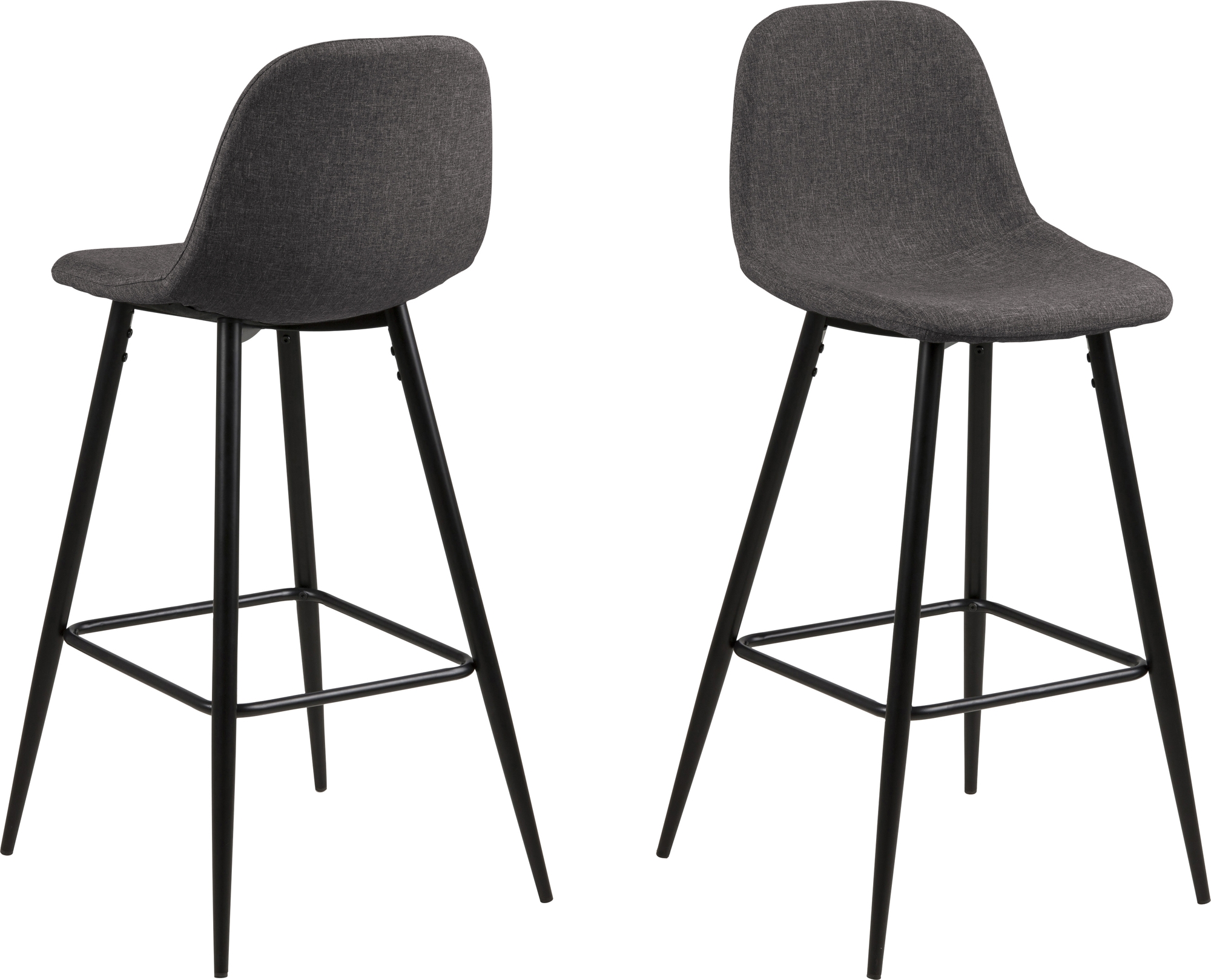 Wilma barkruk 91 cm - Grijs/zwart