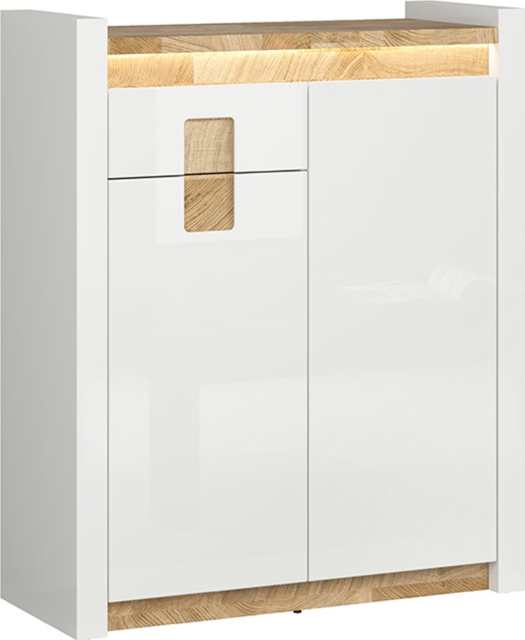 Alameda byr� 92 x 110,5 cm - Vit/ek