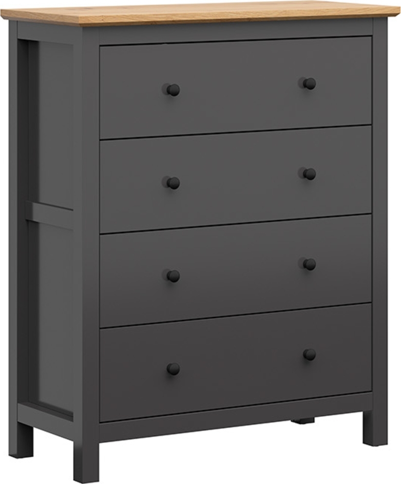 Hesen ladekast 120 cm - Grafiet