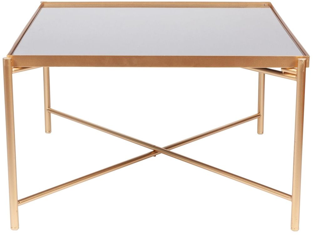 Soffbord Evan 80 x 74 cm - Guld