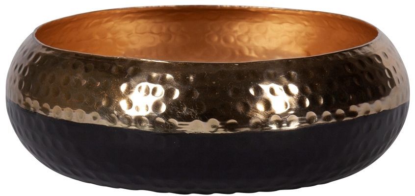 Skål Cleo liten - Guld/svart Skål Cleo liten - Guld/svart