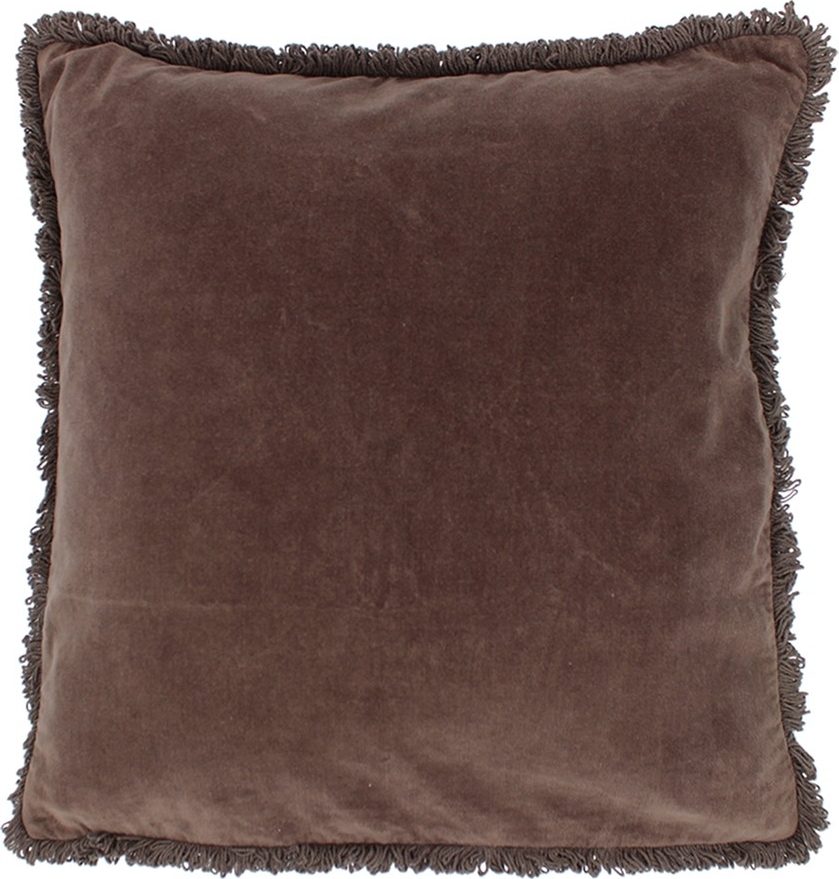 Frans kuddfodral 50 x 50 cm - Brun