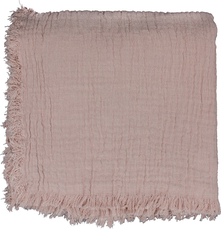 Ella överkast/pläd 150 x 250 cm - Puderrosa Ella överkast/pläd 150 x 250 cm - Puderrosa