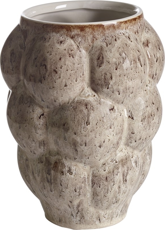 Pimona vas 19 x 19 x 25 cm - Creme/Brun