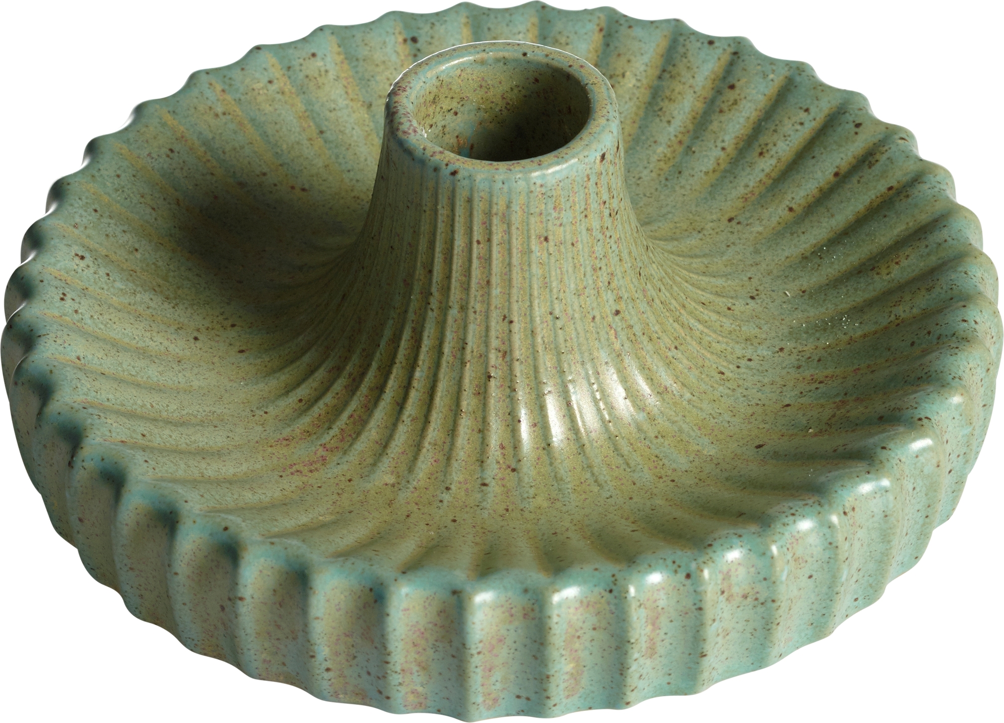 Claire kandelaar - Groen