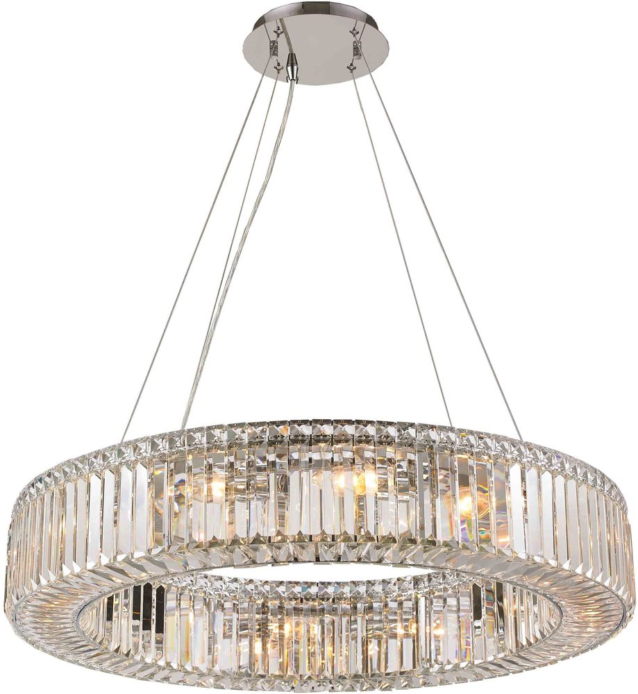 Villa ljuskrona D80cm - Kristall