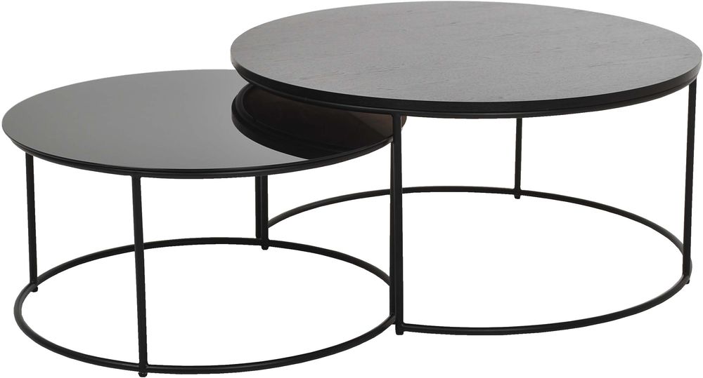 Edler soffbord �100/80 cm - Svart