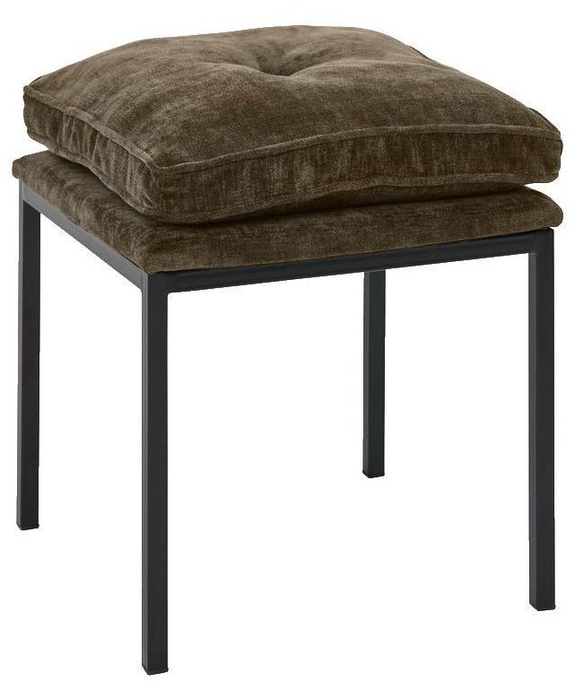 Sentado kruk met kussen - Bruin