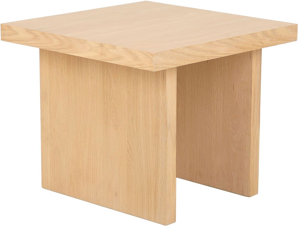 Brenham bijzettafel 60 x 60 cm - Eiken fineer Brenham bijzettafel 60 x 60 cm - Eiken fineer