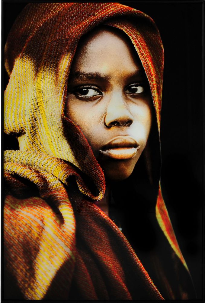 Glastavla - Thoughtful - 120x80 cm