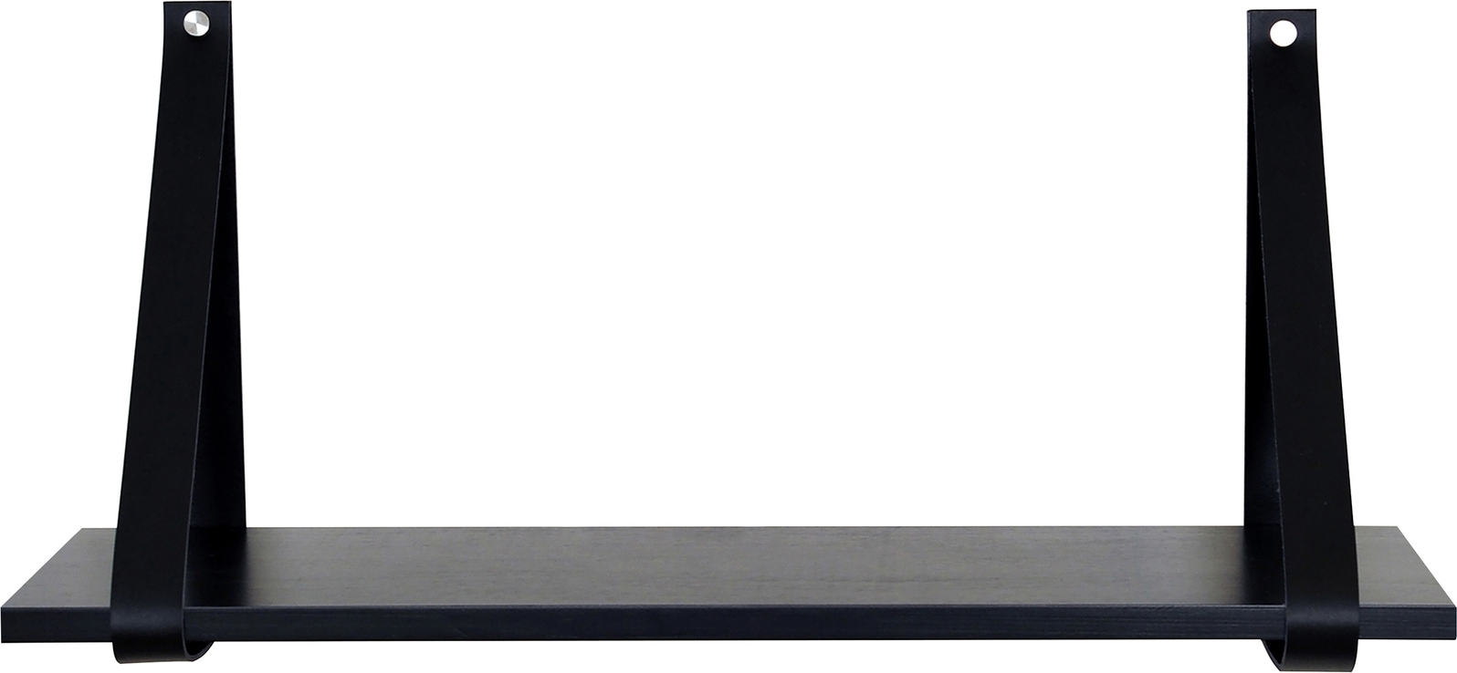 Frikk v�gghylla 60 cm - Svartlackad furu